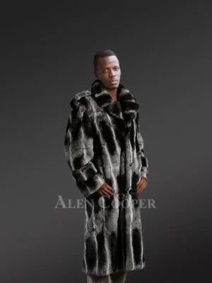Rex Rabbit Chinchilla Style Trench Coat – Regal Looks with Ultra-Smooth Texture