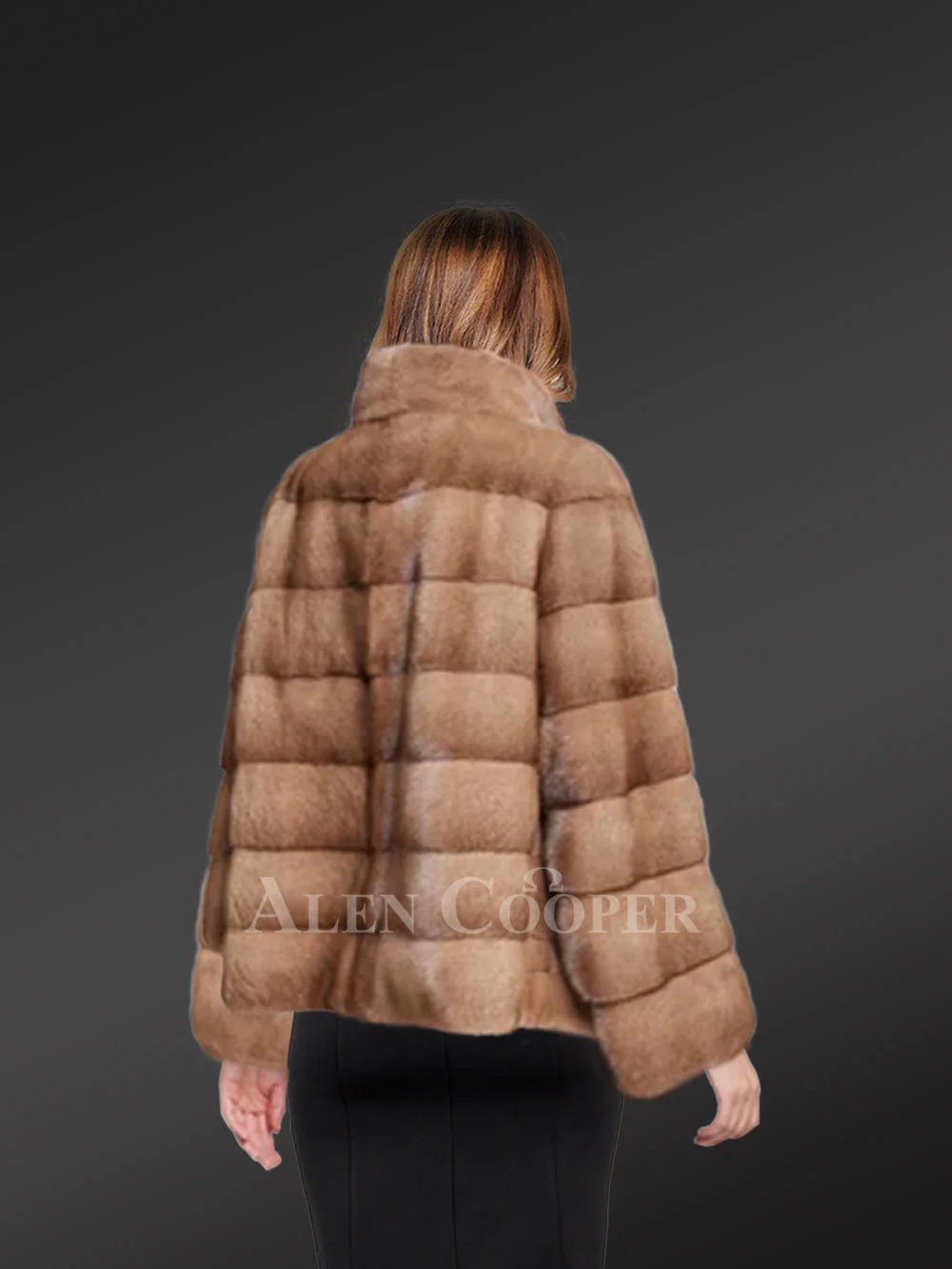 Womens Short Mink Fur Jacket
