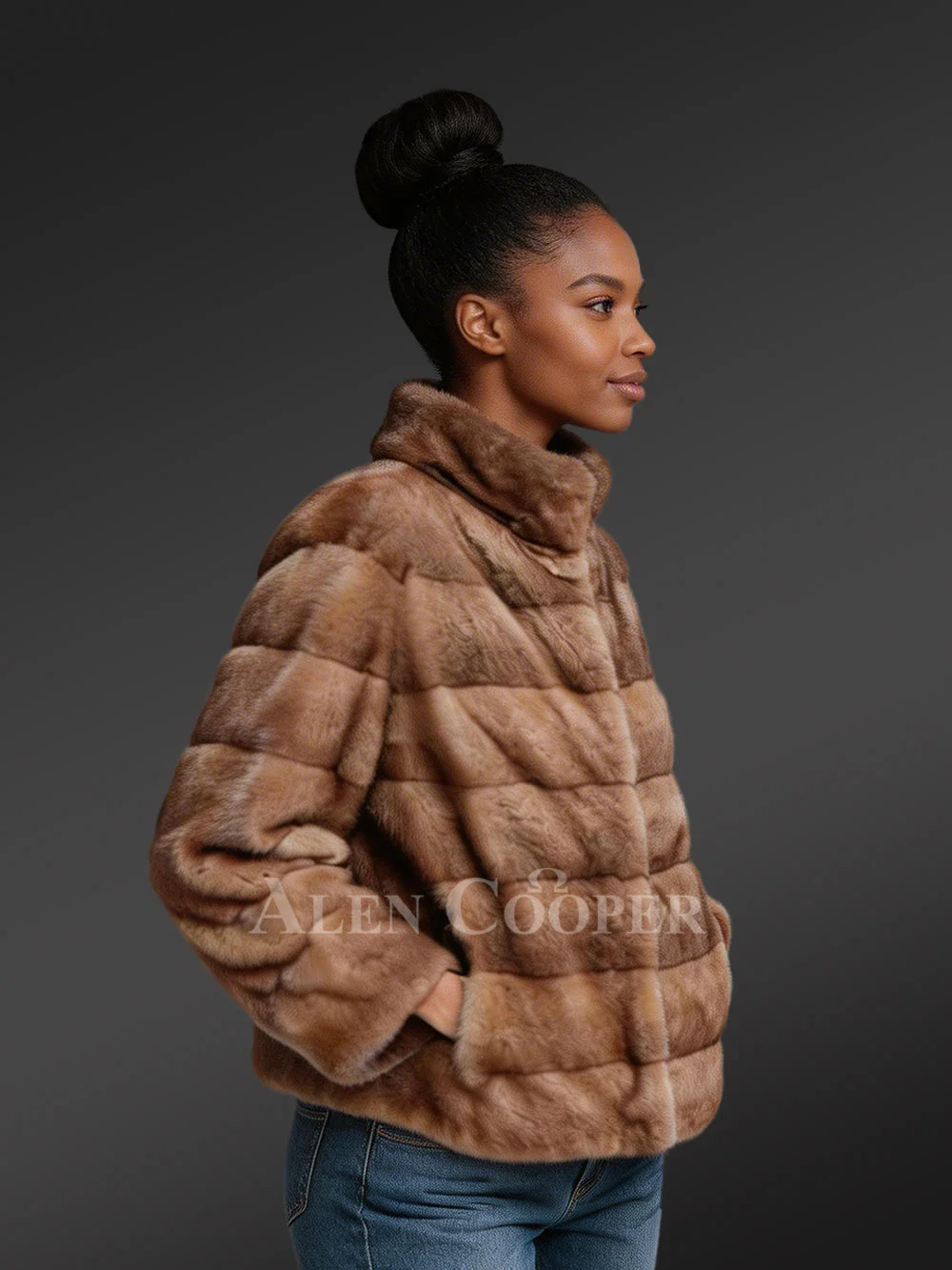 Womens Short Mink Fur Jacket – Trendy Looks with Optimum Comfort - Image 2