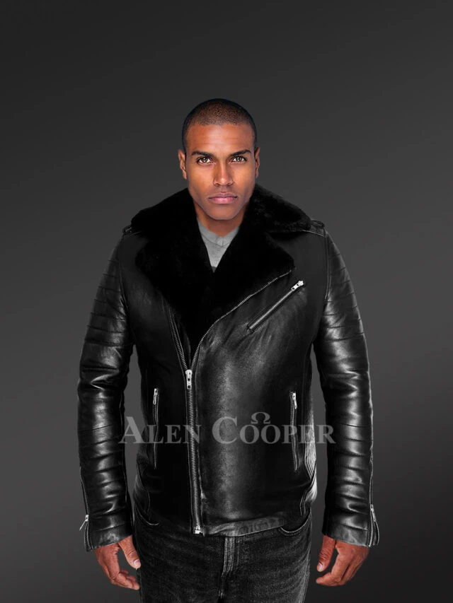 Men’s Biker Leather Jacket