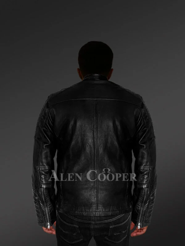 Men’s Leather Jacket with Zipper Accents – An Absolute Thermal Outerwear - Image 5