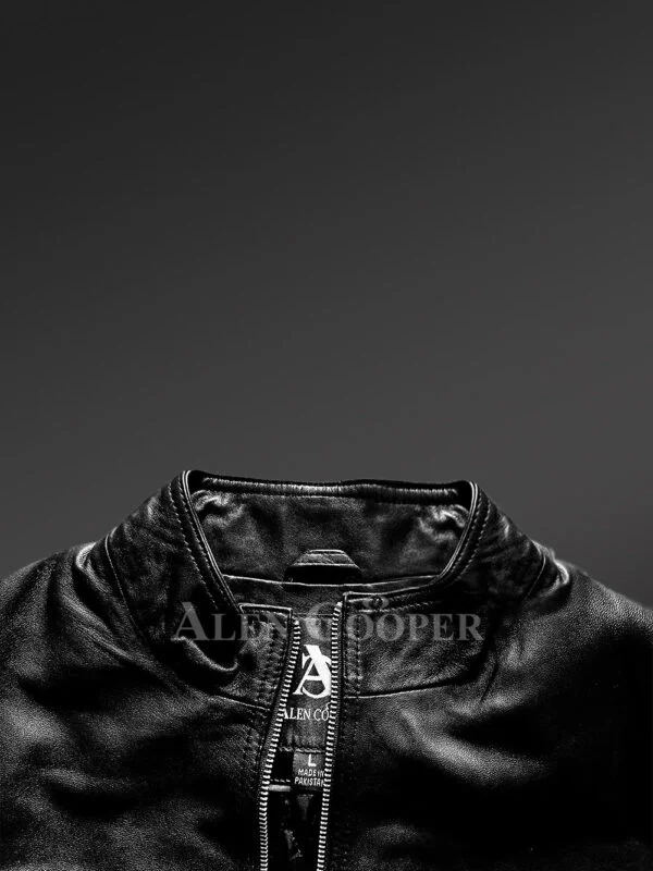 Men’s Leather Jacket with Zipper Accents – An Absolute Thermal Outerwear - Image 4