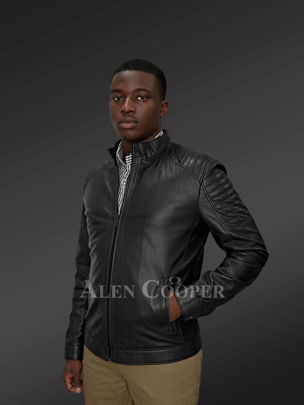 Mens Black Moto Leather Jackets 26 (3)