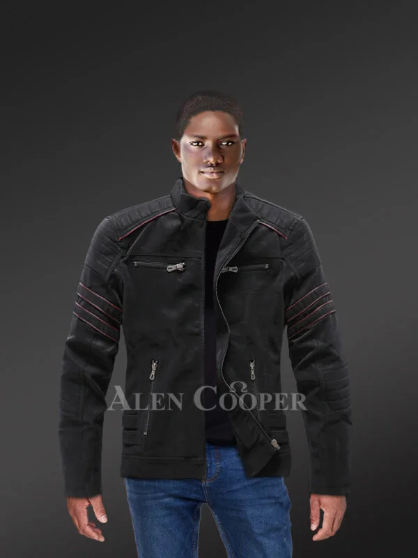 Black Matte Finish Leather Jacket – Testament of Refined Craftsmanship
