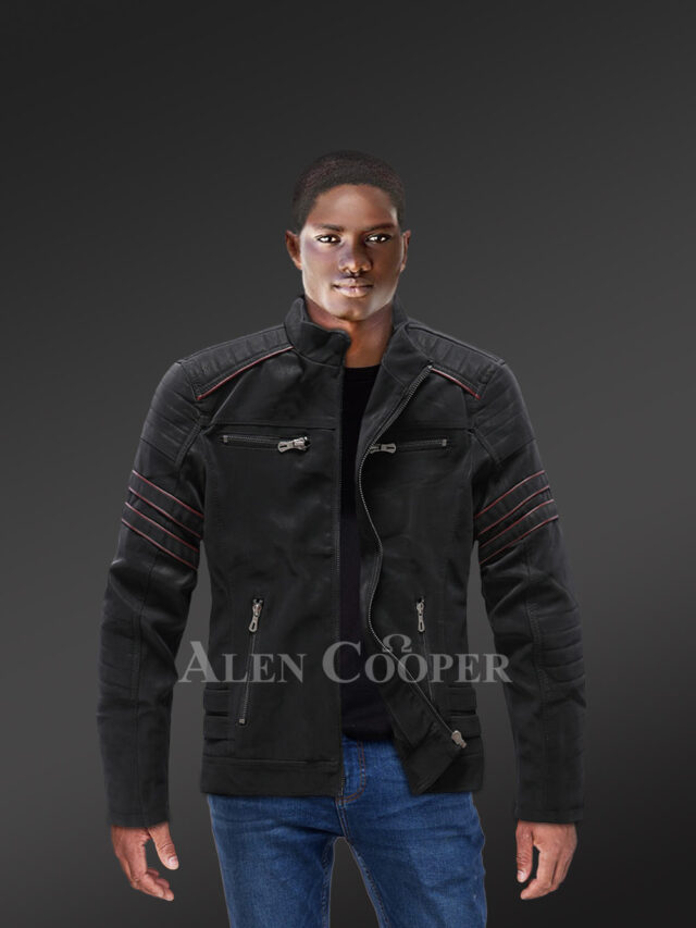 Black Matte Finish Leather Jacket – Testament of Refined Craftsmanship