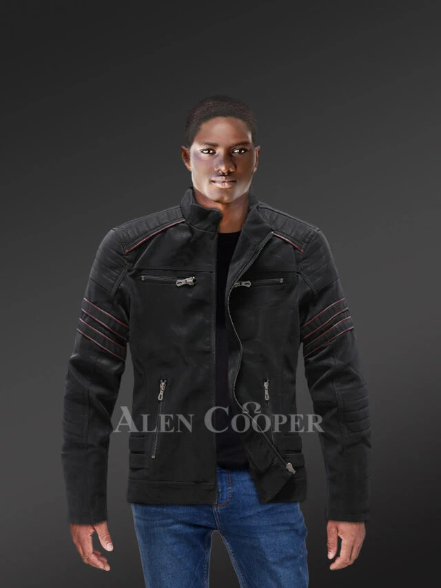 Black Matte Finish Leather Jacket – Testament of Refined Craftsmanship