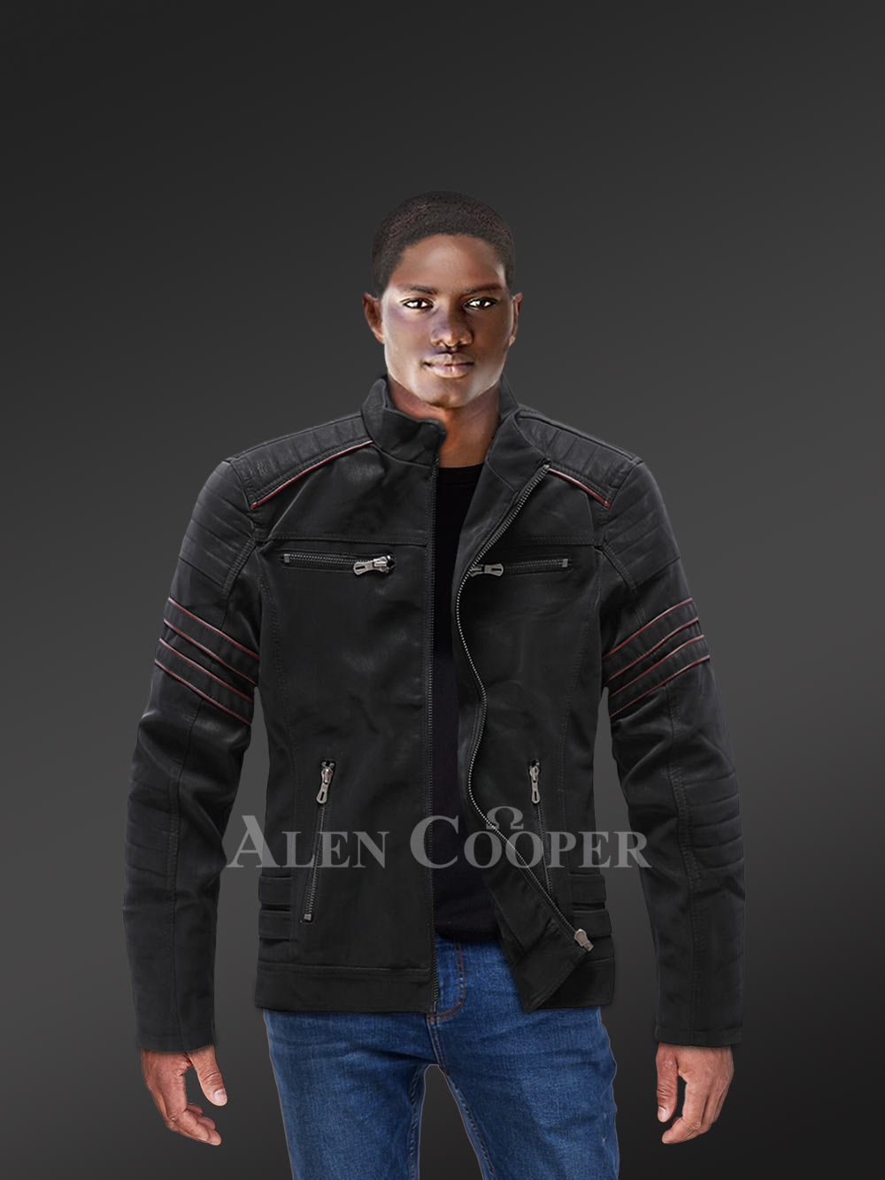 Black Matte Finish Leather Jacket – Testament of Refined Craftsmanship