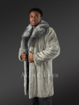 Full Skin Mink Coat for Men Radiating Thermal Elegance and Respite