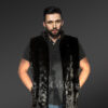 Fox Fur Vest for Men