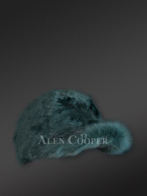 Men's Rabbit Baseball Hat in Green