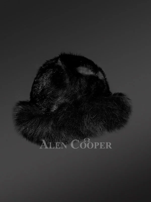 Womens Whiskey Gold Hat Of Mink – Makes One Look Gorgeous Anytime - Image 4