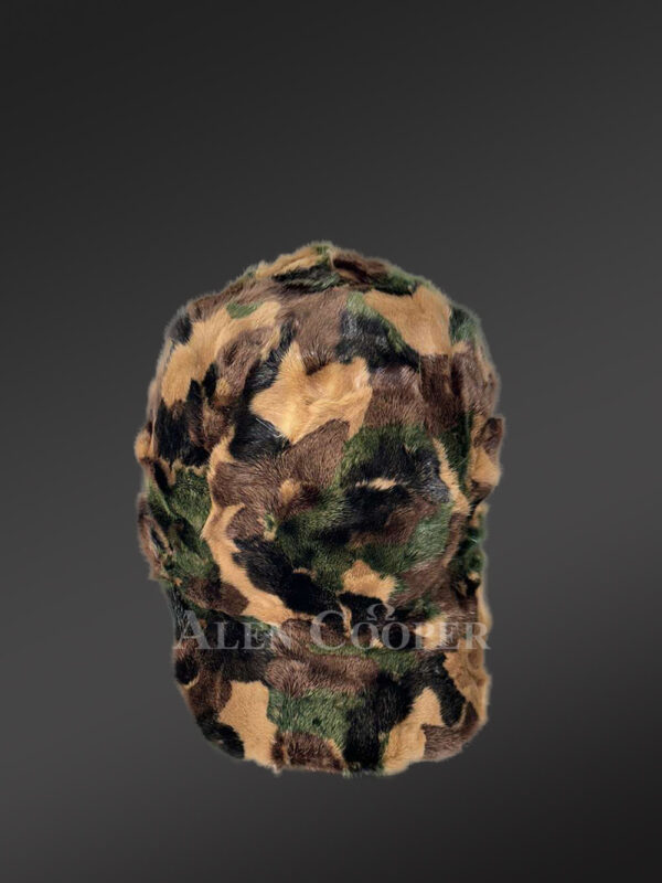 Mens Camouflage Mink Hat (1)
