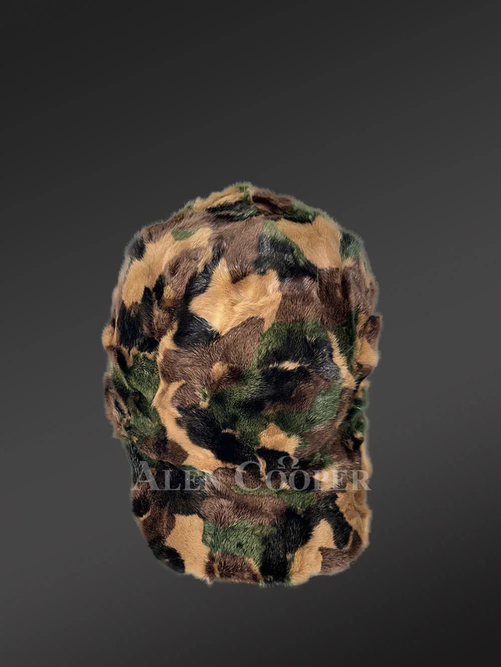 Mens Camouflage Mink Hat (1)