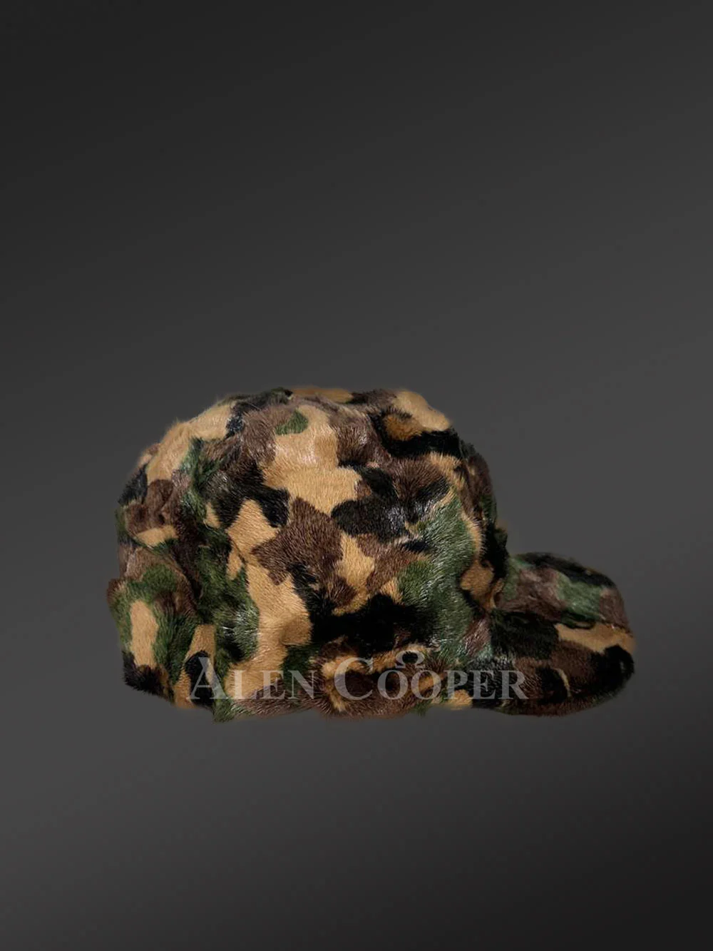 Mens Camouflage Mink Hat (2)