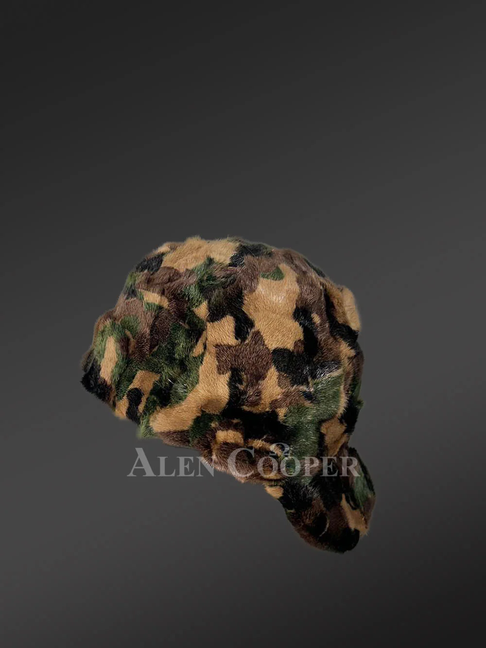 Mens Camouflage Mink Hat (5)