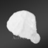 Mens White Mink Baseball Hat (2)