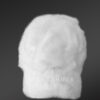 Mens White Mink Baseball Hat (7)