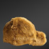 Tan Rabbit Fur Baseball Hat