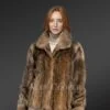 Women's Dressy Hare Fur Coat