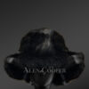 Women's Fullskin Mink Hat with Fox Fur Trim