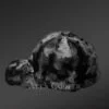 Black Mink Fur Baseball Hat (1)