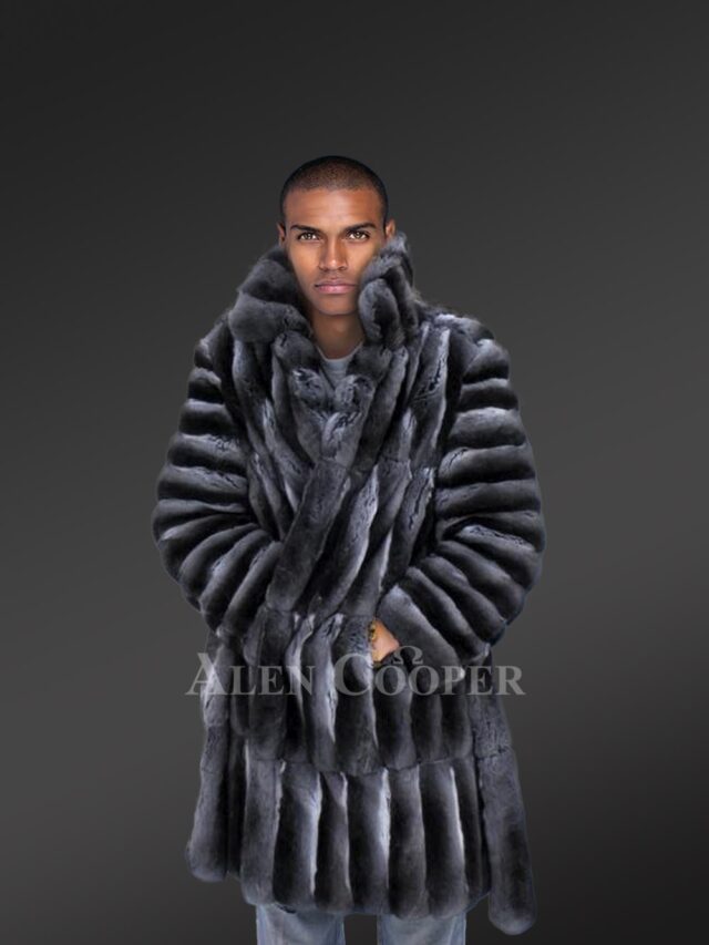 Mens Long Chinchilla Fur Coat – Masterpiece of Expert Craftsmanship