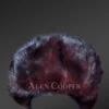 Women’s Beanie Mink Hat Burgundy