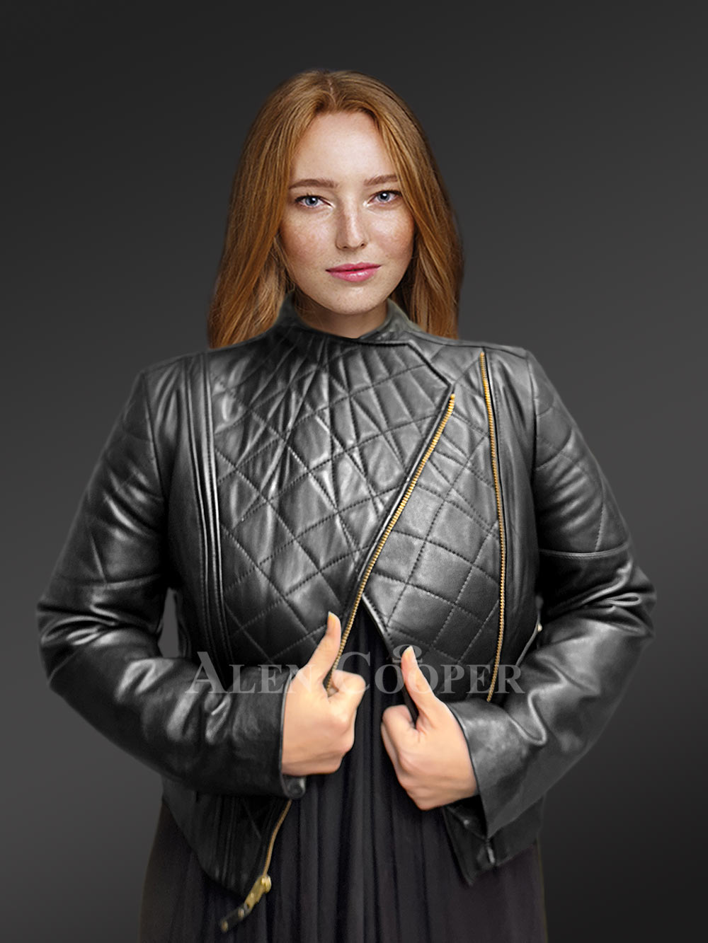 Womens Crop Lambskin Leather Jacket – Perfect Choice for Trendsetters
