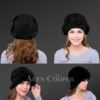 Mink Bucket Hat with Front Accented Decor