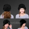 Mink Bucket Hat with Front Accented Decor