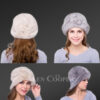 Mink Bucket Hat with Front Accented Decor
