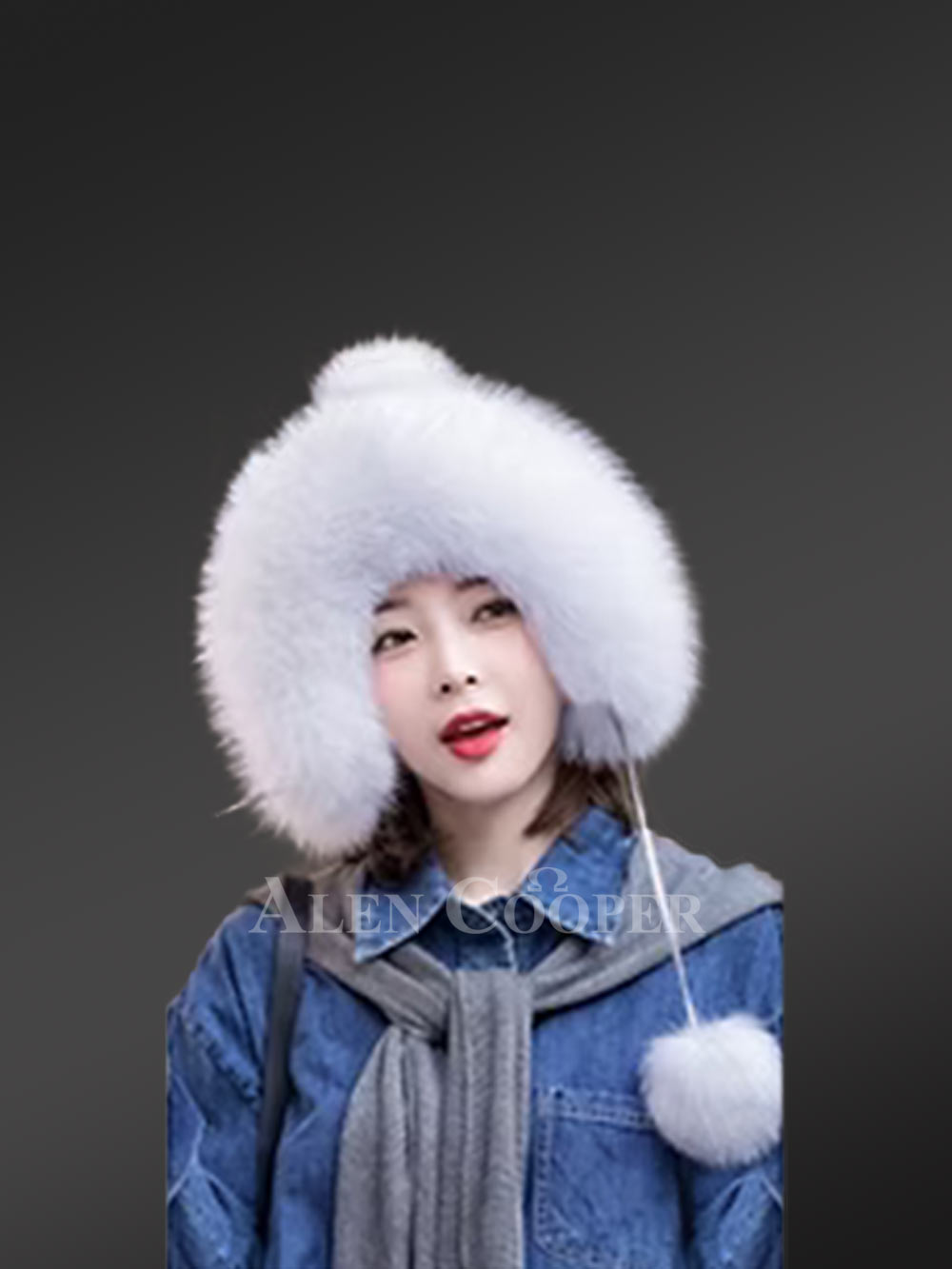 帽子・その他 POESIE DAME : 24FW / FUR TRIM BONNET HAT (2COLORS) POESIE DAME : 24FW / FUR TRIM BONNET HAT (2COLORS) (POESIE D