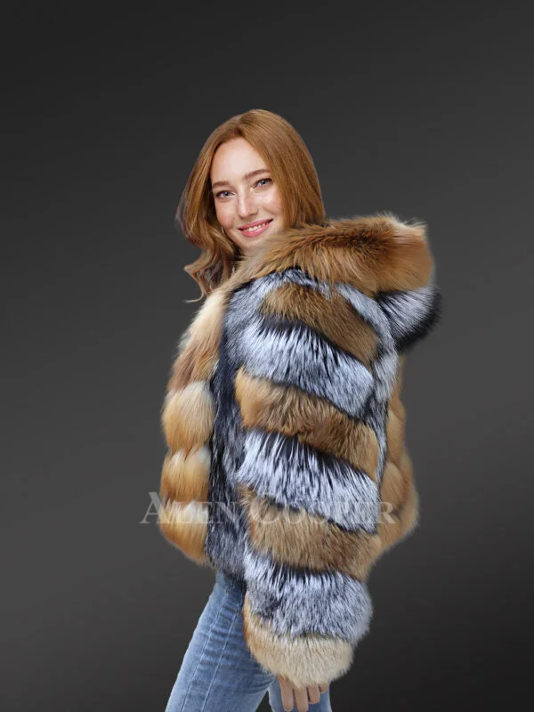 Women’s Combo Fox Jacket - Image 3