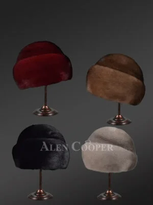 Women's Mink Beret Hat