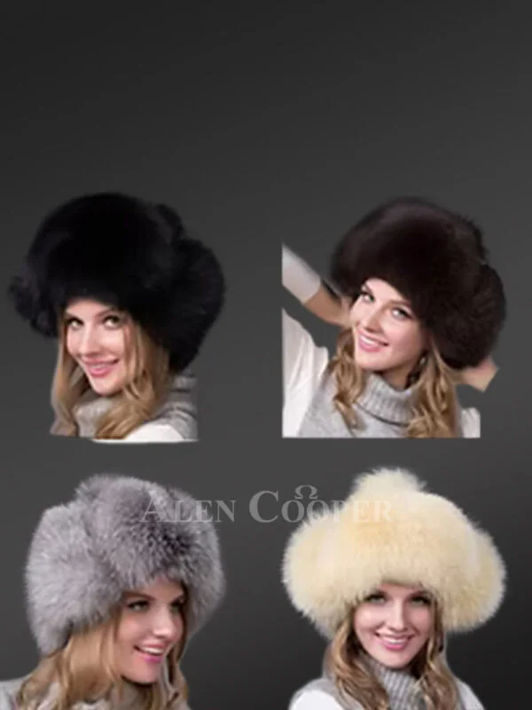 Womens Fox Fur Trapper Hat – Luxury & Warmth of Natural Fur - Image 4