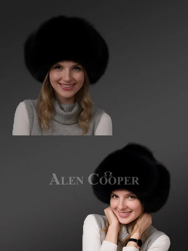Women’s True Trapper Hat with Pom Poms - Image 3