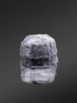 Men’s Iris Grey Diamond Mink Hat