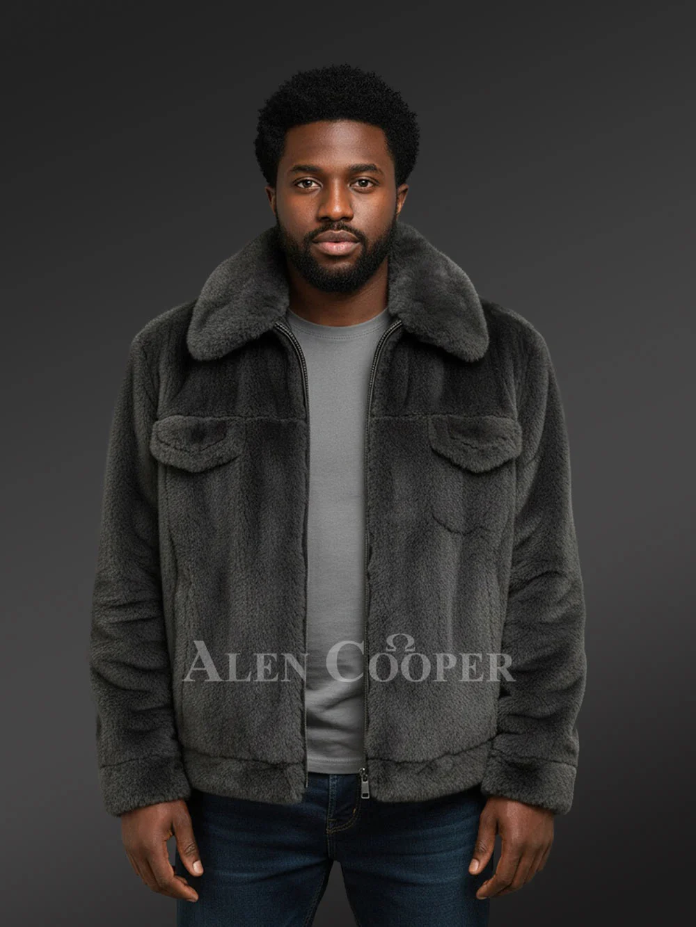 Mens Full Skin Mink Fur Jacket – Sleek &Trendy Looks with Warmth of Natural Fur