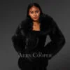 Women’s Trendy Short Bolero Jacket in Black