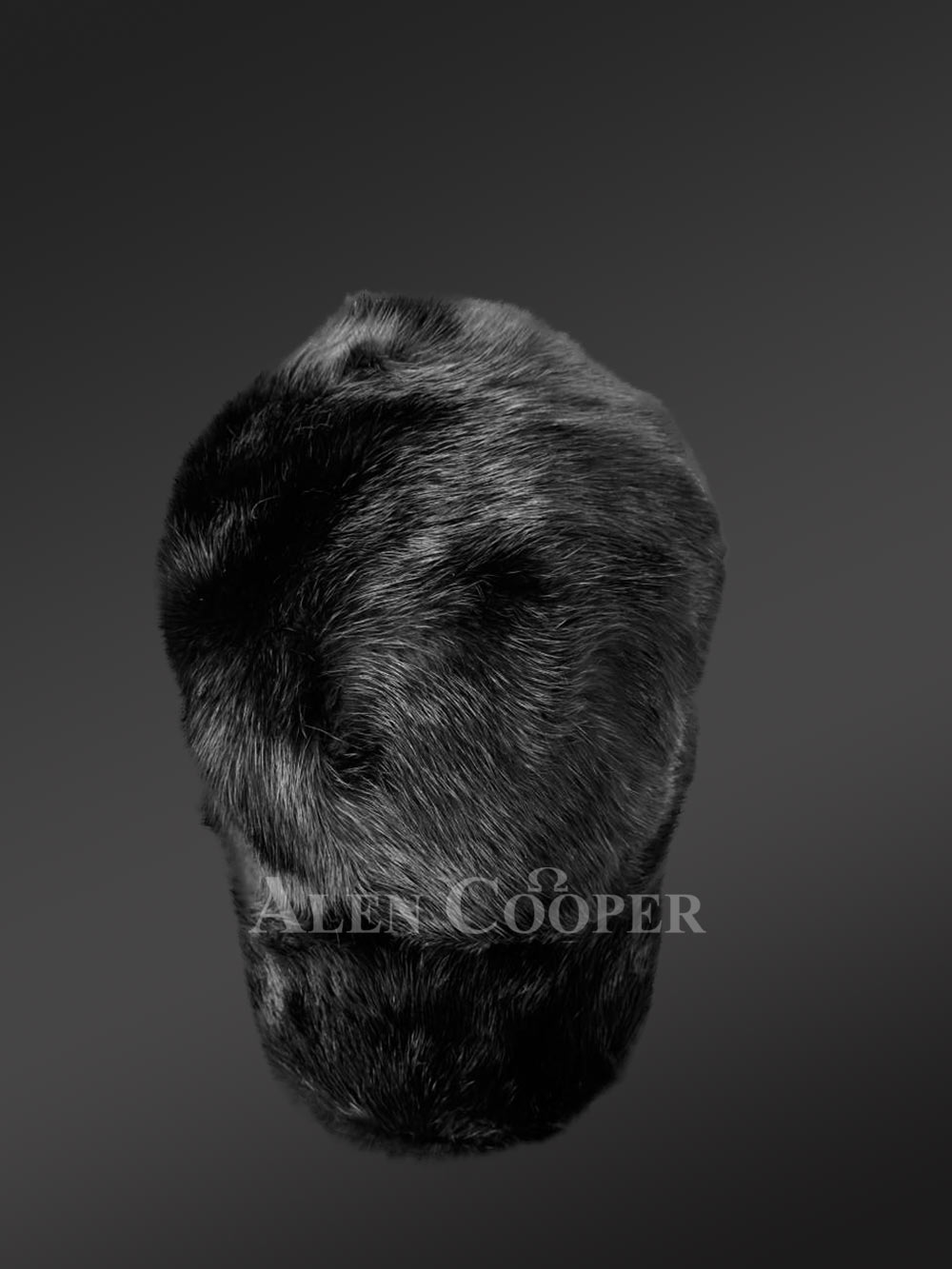 Men’s Black Fullskin Mink Hat (3)