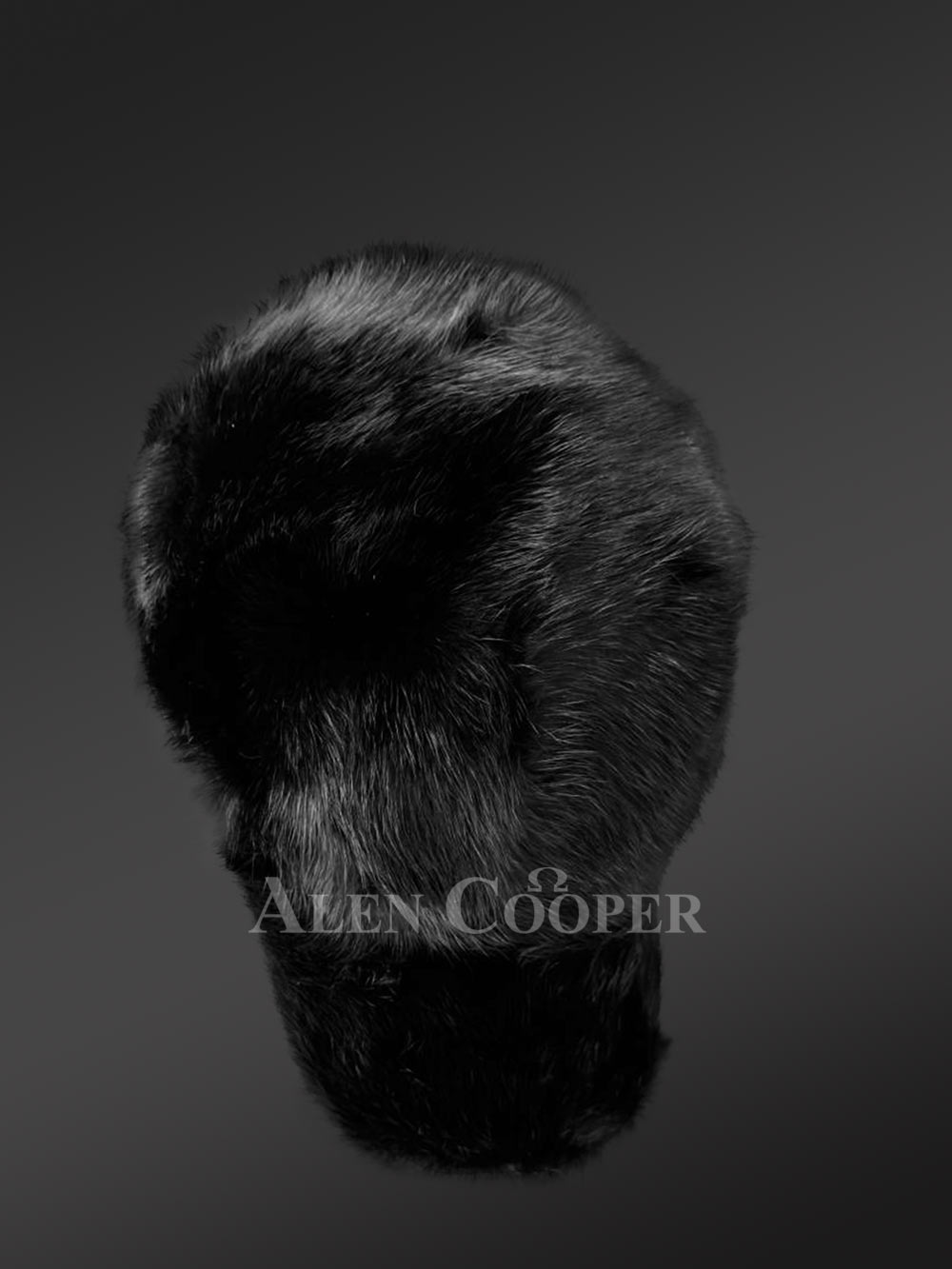 Men’s Black Fullskin Mink Hat (5)