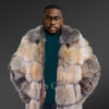 Men’s Luxurious Golden Island Fox Jacket (7)