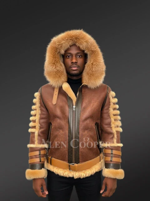 Men’s Vintage Shearling B3 Bomber Jacket