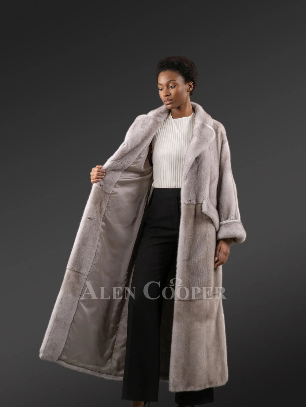 Women’s Full Length Mink Stroller - Image 2