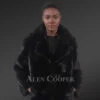 Women’s Fullskin Blackglama Mink Dressy Blazer Coat