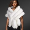 White Fox Fur Stole